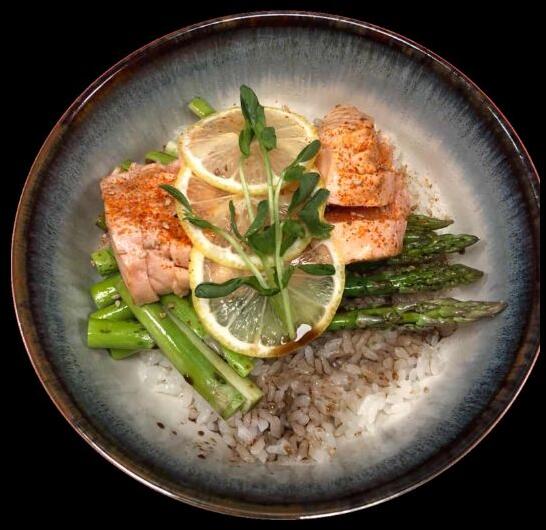 Grill salmon Don